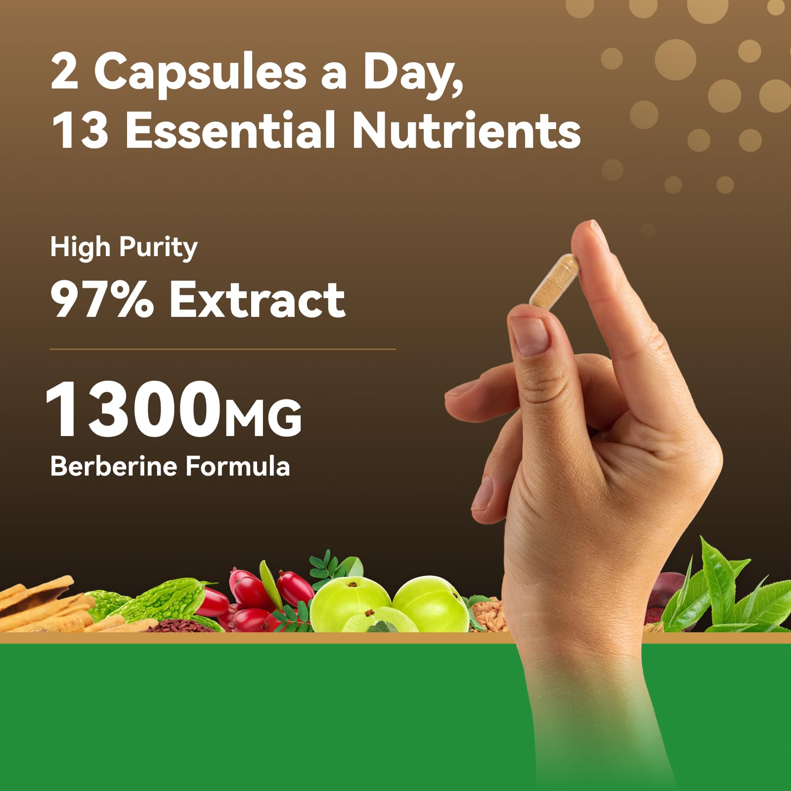 Inner Brightness Berberine Red Yeast Rice CoQ10 capsules.