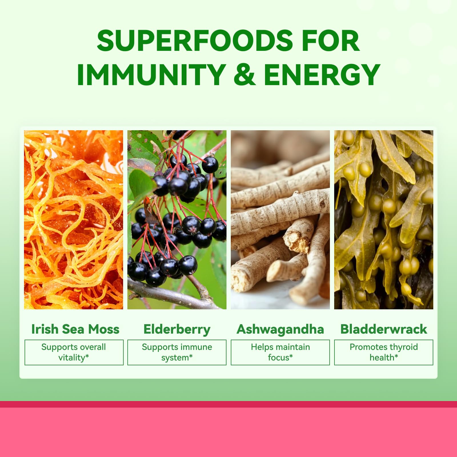 Inner Brightness Immune-support gummies package showing vibrant berry flavor.