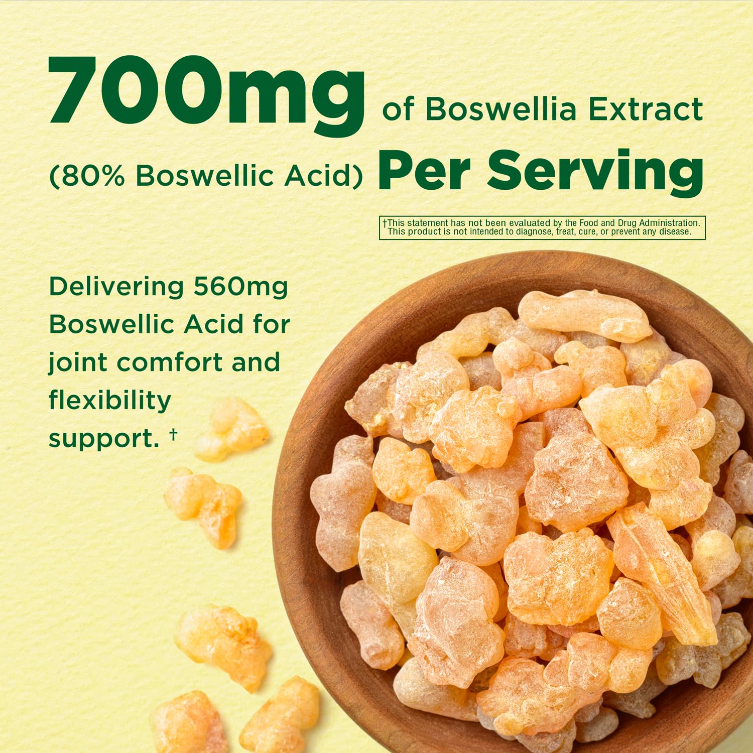 INNERVISNUTRITION Boswellia MSM Complex label shows key ingredients.