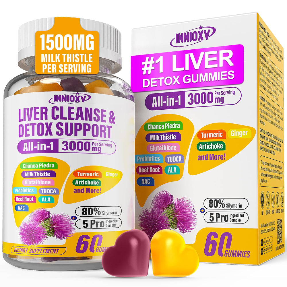 INNIOXV Liver Cleanse Gummies pack for convenient daily detox and wellness.