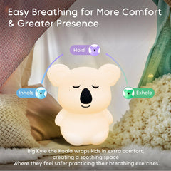 InnoCity Breathing Pal Plus Kyle in classroom calm corner, aiding focus.
