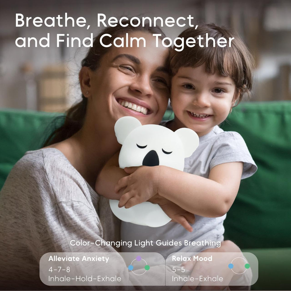 InnoCity Breathing Pal Plus Kyle LED ring; guides calming breathing sessions.