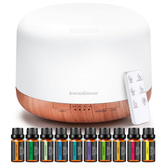 InnoGear Aromatherapy Diffuser 500ml top view for even room scent.
