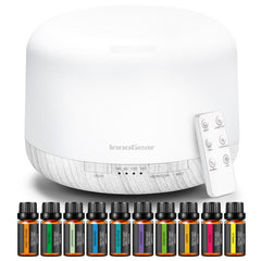 InnoGear aromatherapy diffuser 500ml emits a soft mist for home or office use