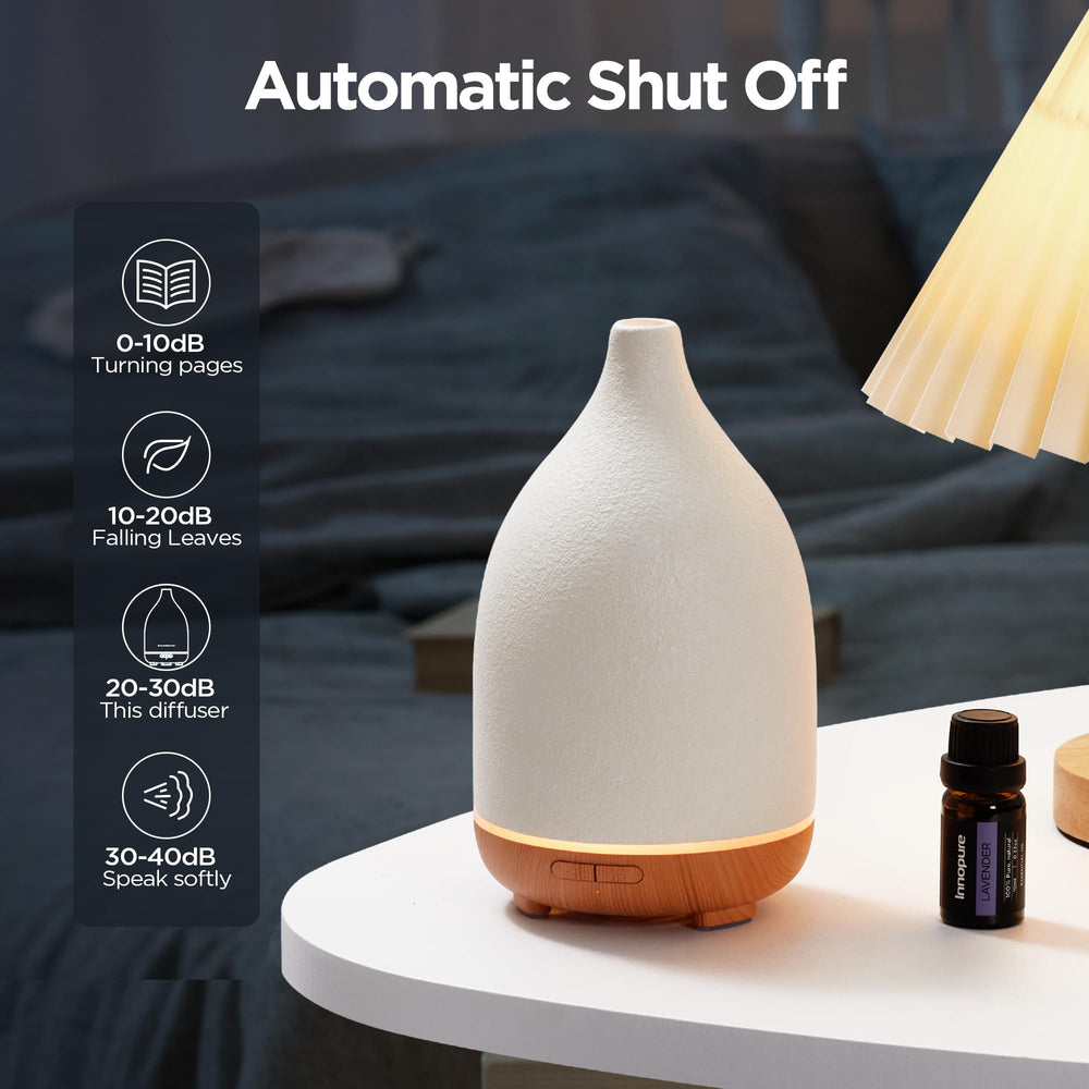 InnoGear ceramic diffuser intermittent mist mode for extended use