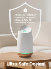 InnoGear diffuser whisper-quiet operation, ideal for sleep or study