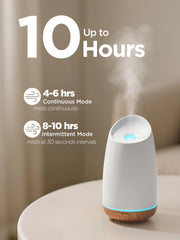InnoGear ceramic diffuser top view, compact aromatherapy centerpiece