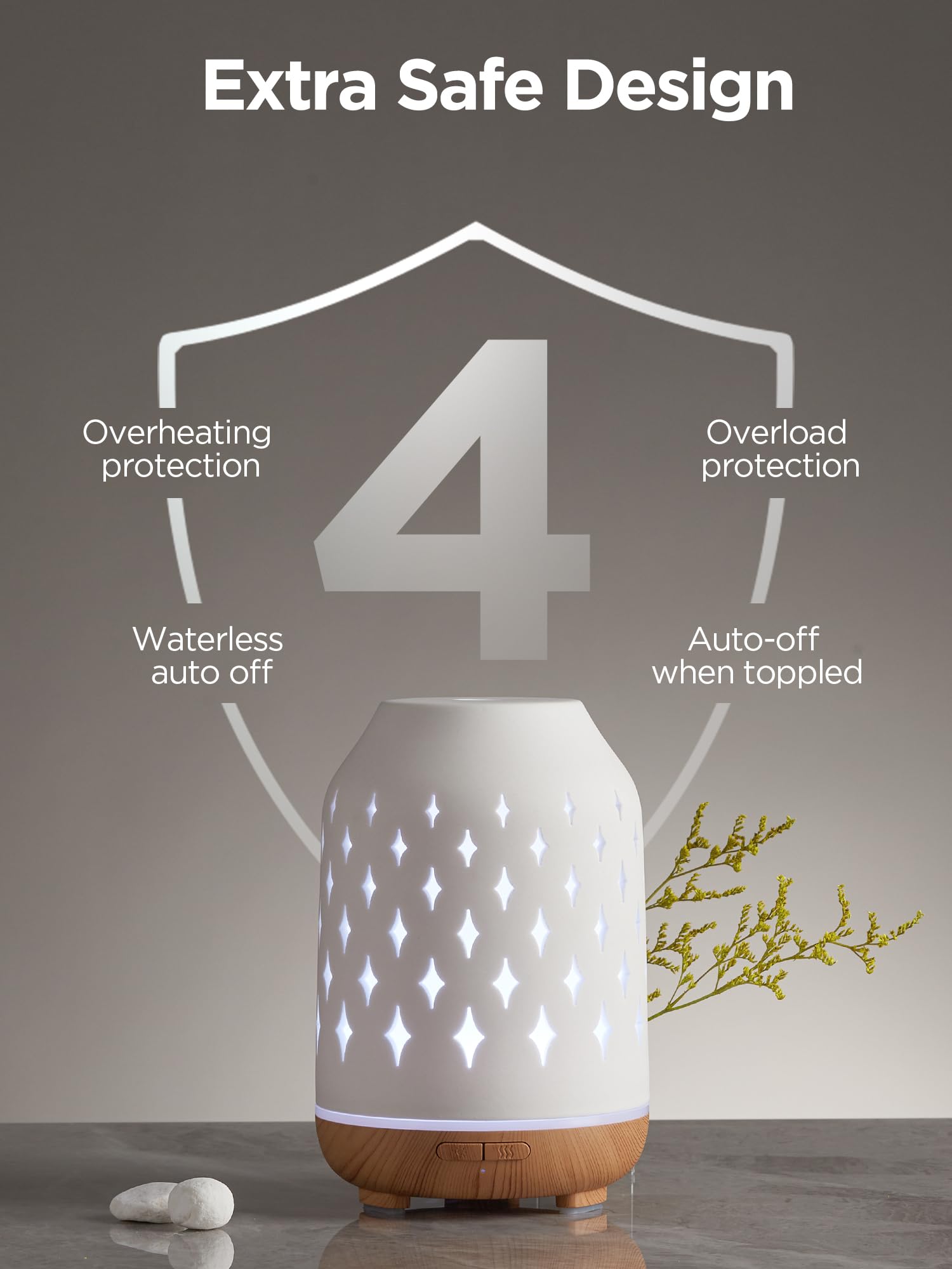 InnoGear diffuser 7 mood lights for customizable ambience
