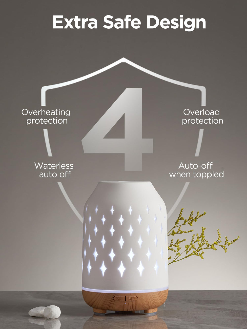 InnoGear diffuser 7 mood lights for customizable ambience