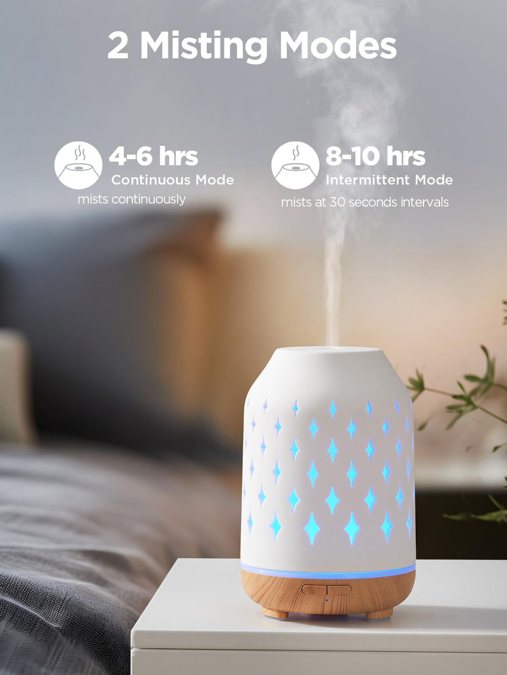 InnoGear diffuser auto-off safety feature for worry-free evening use