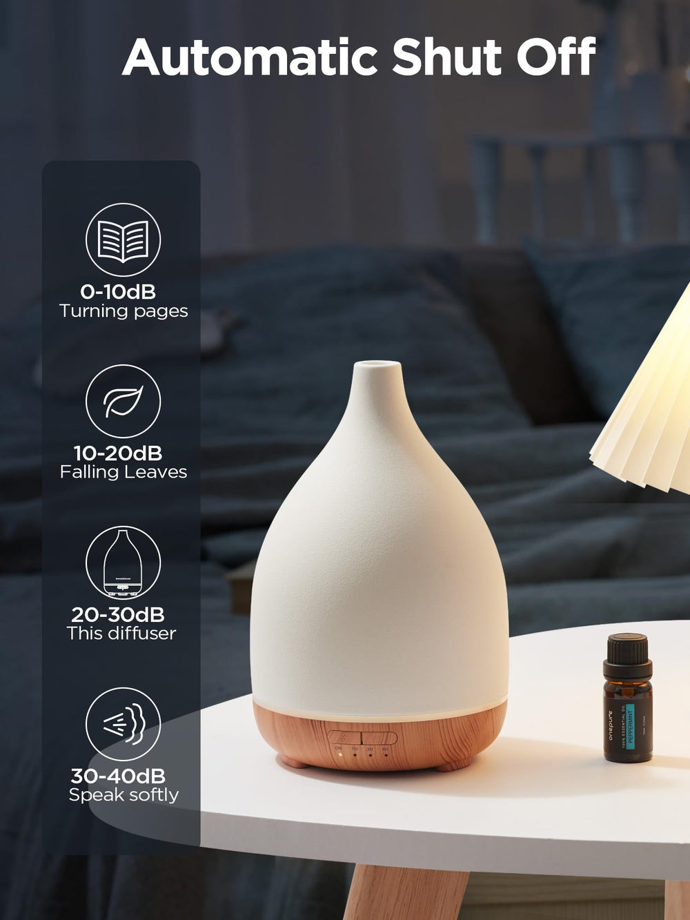 InnoGear chimney outlet directs mist away from furnishings.