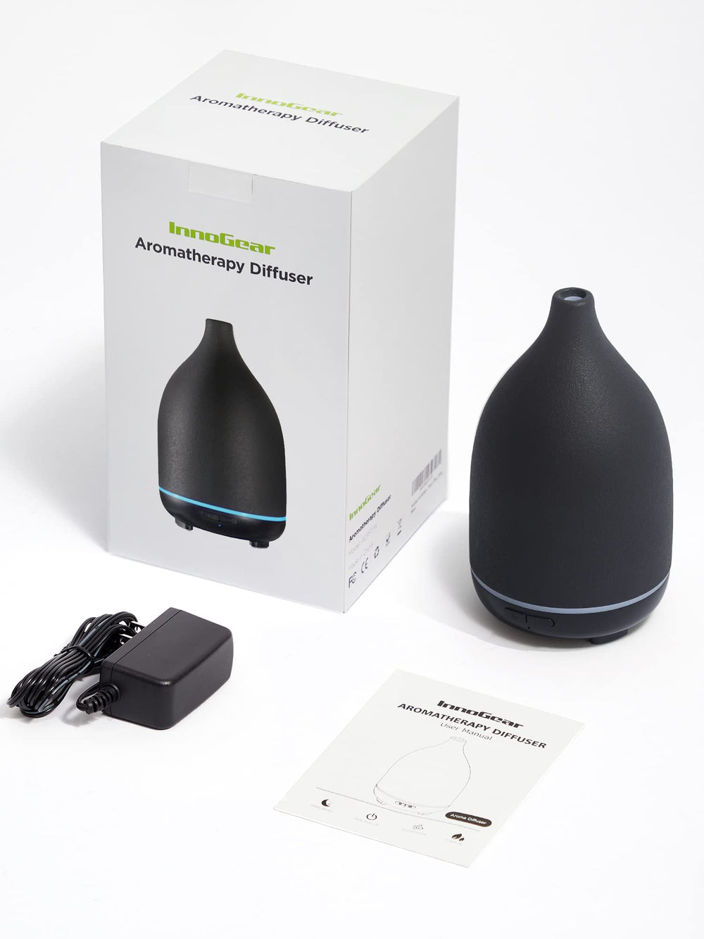 InnoGear diffuser fits home, office, or bedroom spaces.