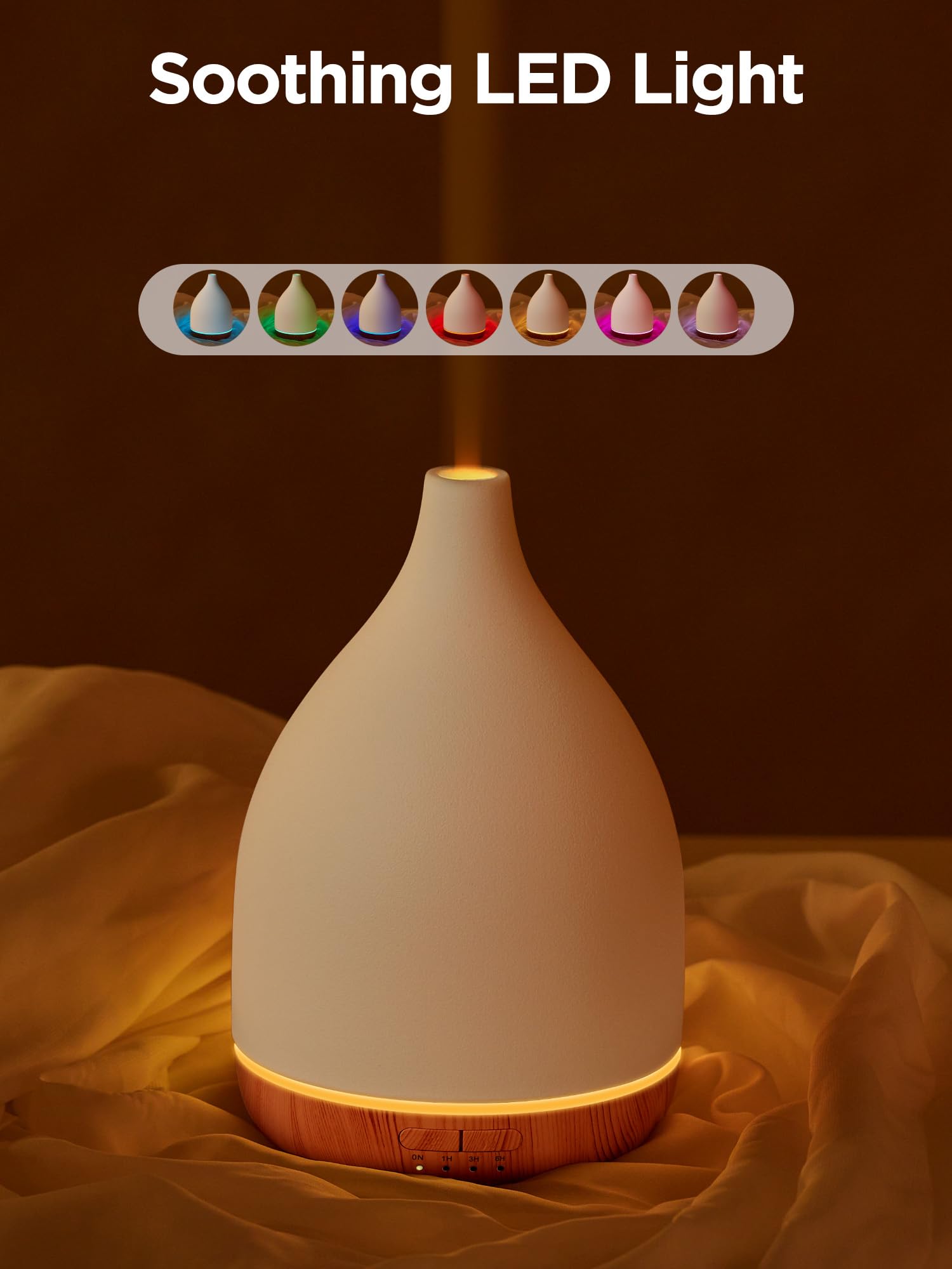 InnoGear LED light adds a soft night glow.