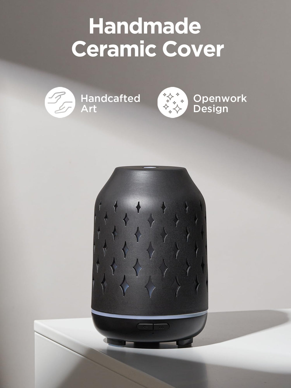 InnoGear diffuser mist output upward for quick aroma diffusion