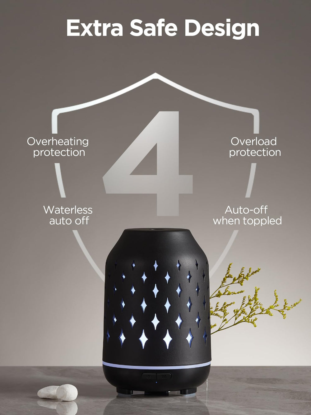 InnoGear diffuser seven mood lights for customizable ambiance