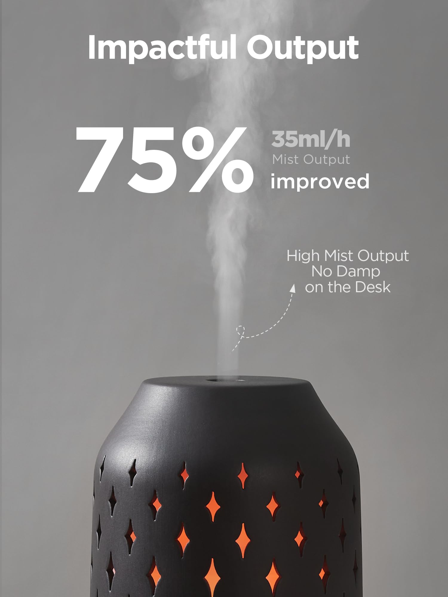 InnoGear diffuser two mist modes for flexible diffusion duration