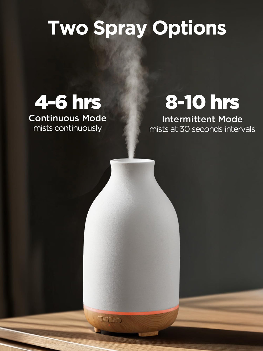 InnoGear essential oil diffuser ultra-quiet operation supports undisturbed relaxation