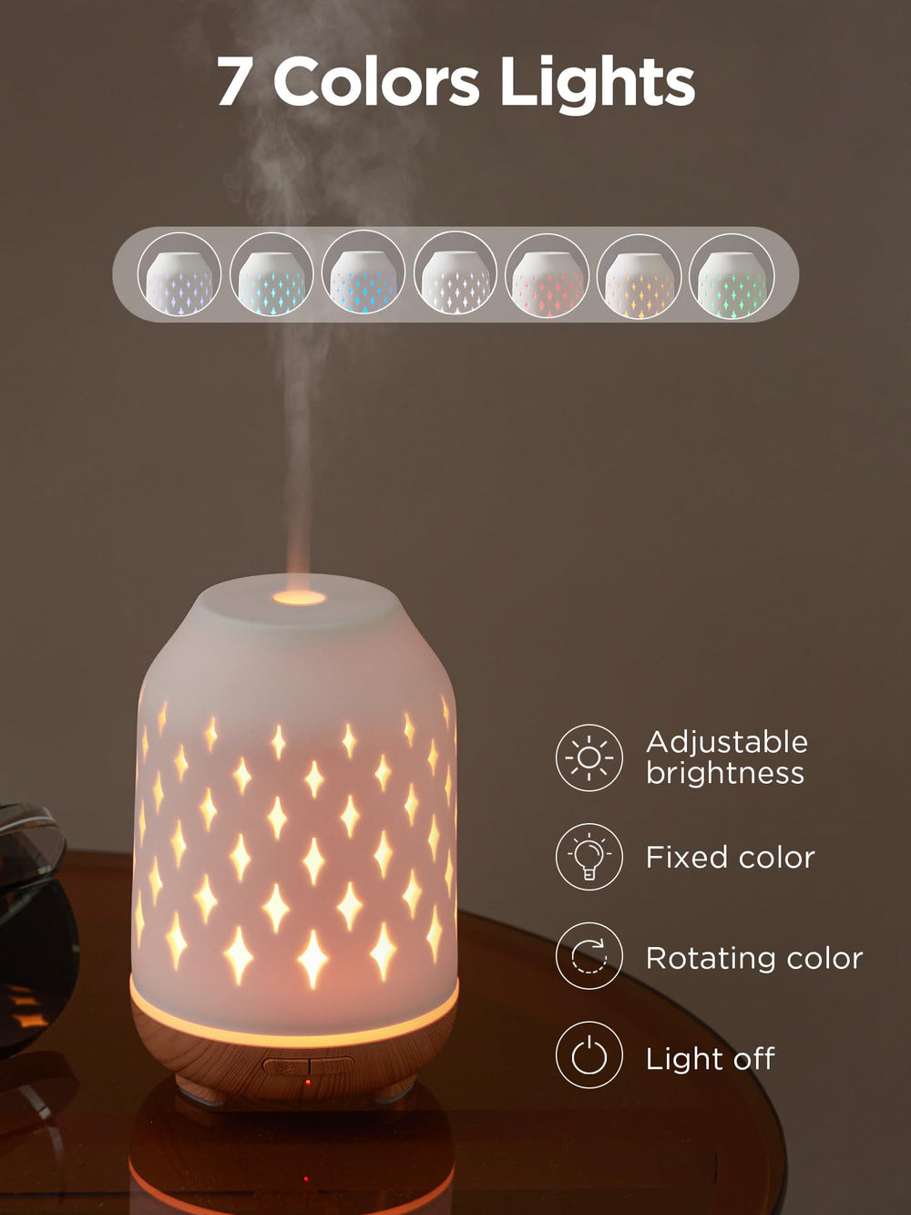 InnoGear diffuser white compact design fits any space