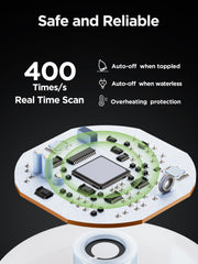 InnoGear diffuser operates at whisper-quiet levels to avoid disturbance.