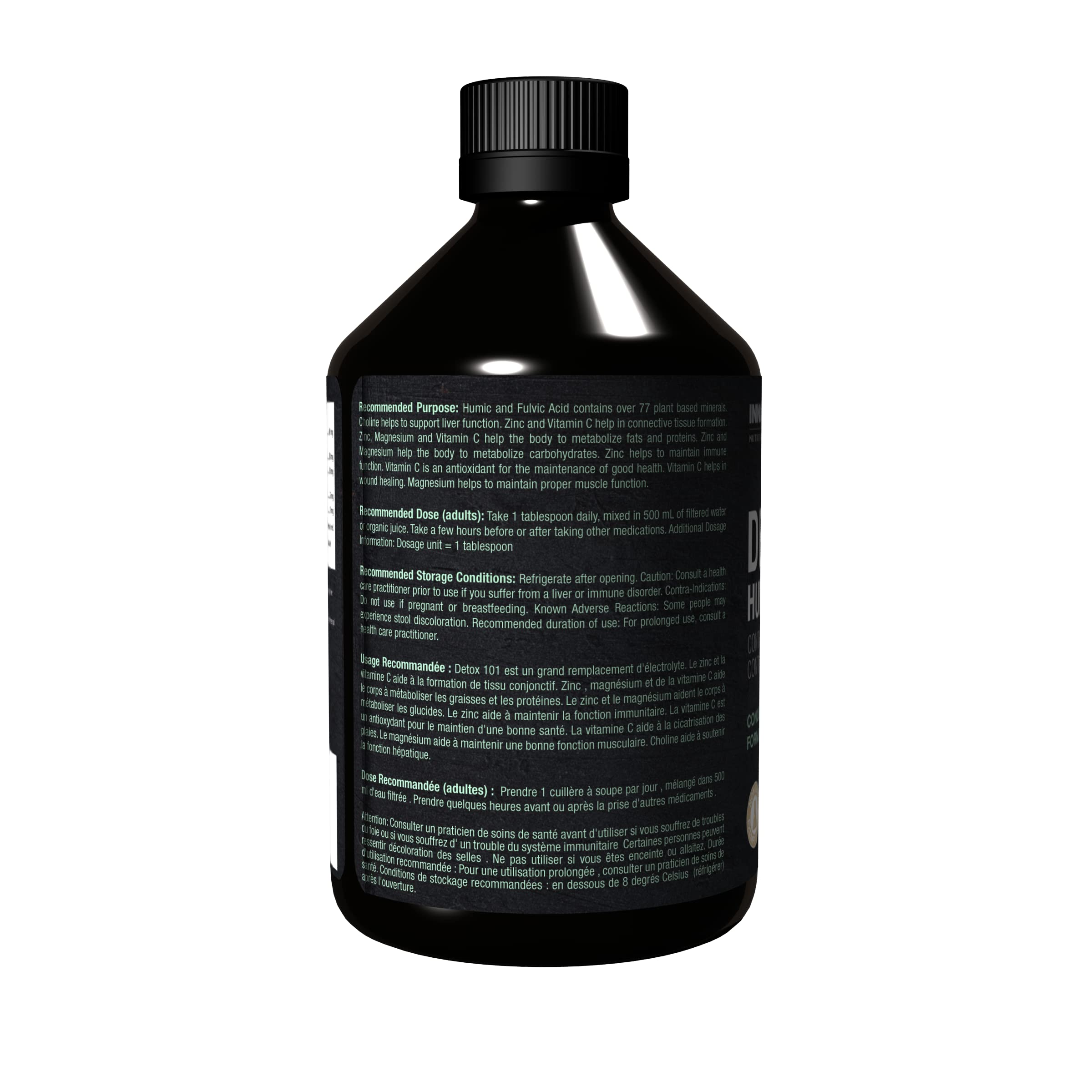 Innotech Detox 101 packaging front showcases clean design and ingredients