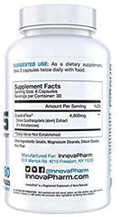 InnovaPharm Superior Cissus label closeup emphasizing recovery potential