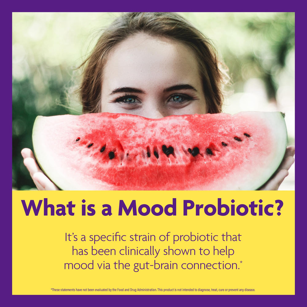InnovixLabs Mood Probiotic packaging for on-the-go daily use.