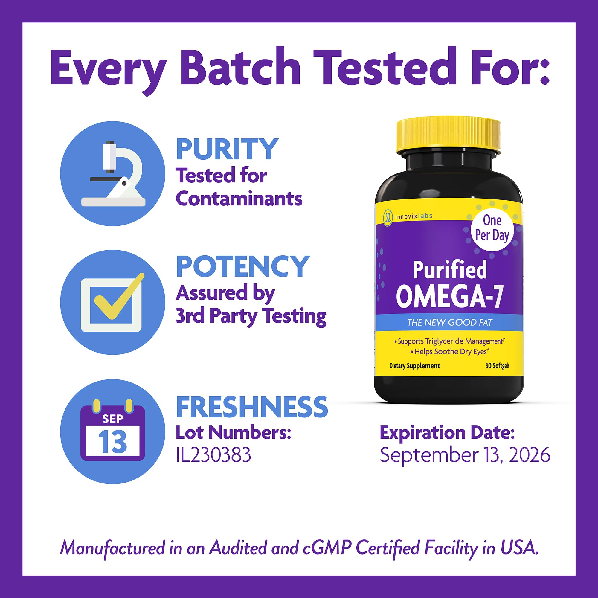 Allergen friendly formula free from dairy, gluten, and nuts.
