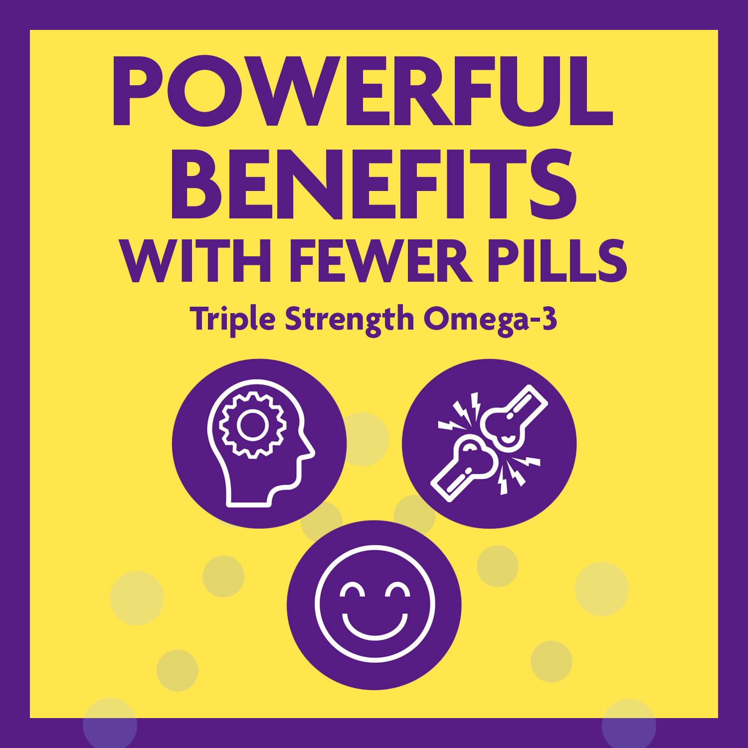 InnovixLabs Omega-3 softgels close-up show burpless, easy-to-swallow capsules.