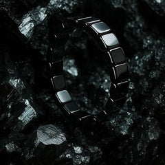 INROAN hematite bracelet elastic fit for comfortable everyday wear