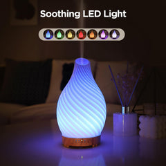 Inrorans art glass diffuser vase design adds ambient fragrance to any room.
