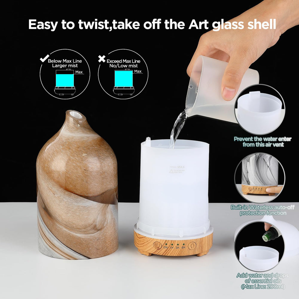 Inrorans decorative air diffuser blends with home decor and scent.