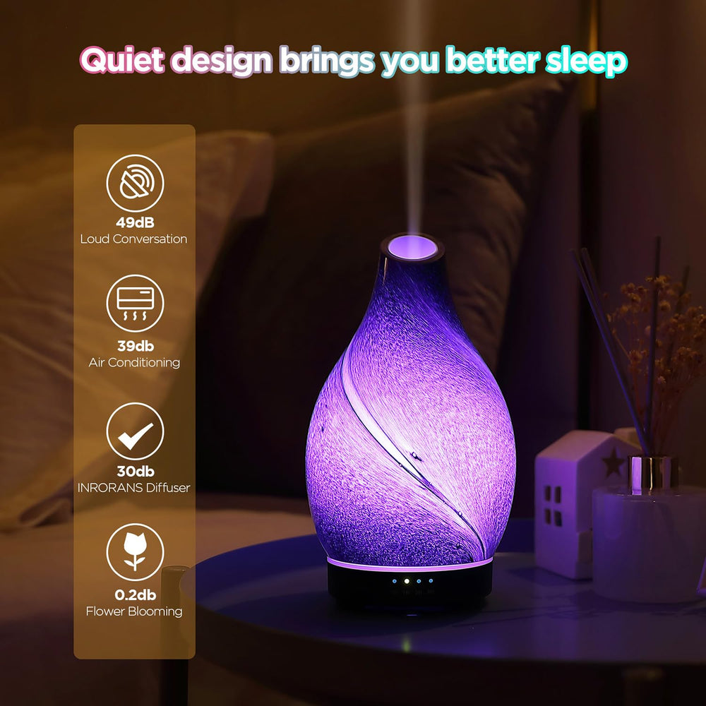 INRORANS Star River LED light on displaying seven-color mood lighting for relaxing evenings