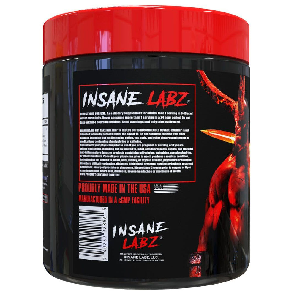 Insane Labz beta-alanine endurance image communicates longer sessions and delayed fatigue.