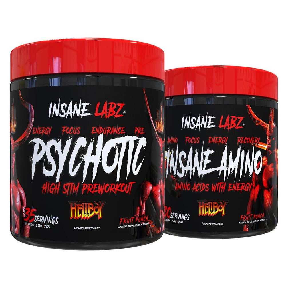 Insane Labz Hellboy bundle packaging with bold branding for quick gym readiness.