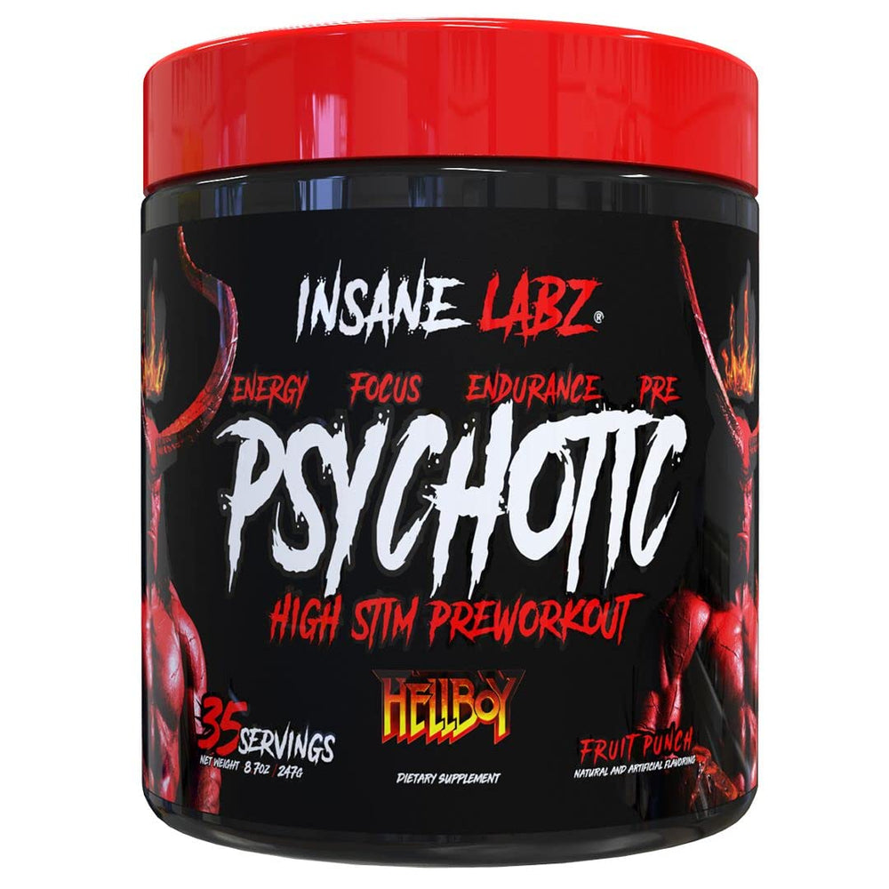 Insane Labz Hellboy Edition bottle front view ideal for intense training sessions
