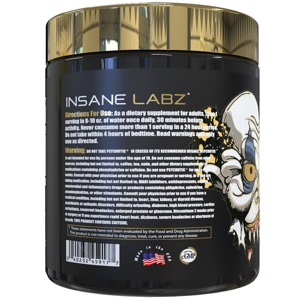 Insane Veinz Gold fruit punch gummies provide energy and focus for sessions.