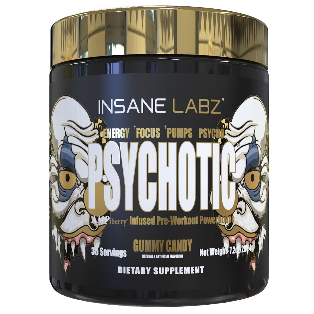 Insane Labz Insane Veinz Gold gummies bottle showing vascular intensity potential.