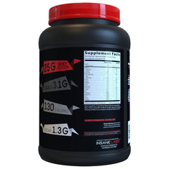 Insane Labz Insane Whey birthday cake shake demonstrates easy mixability and post-workout recovery.