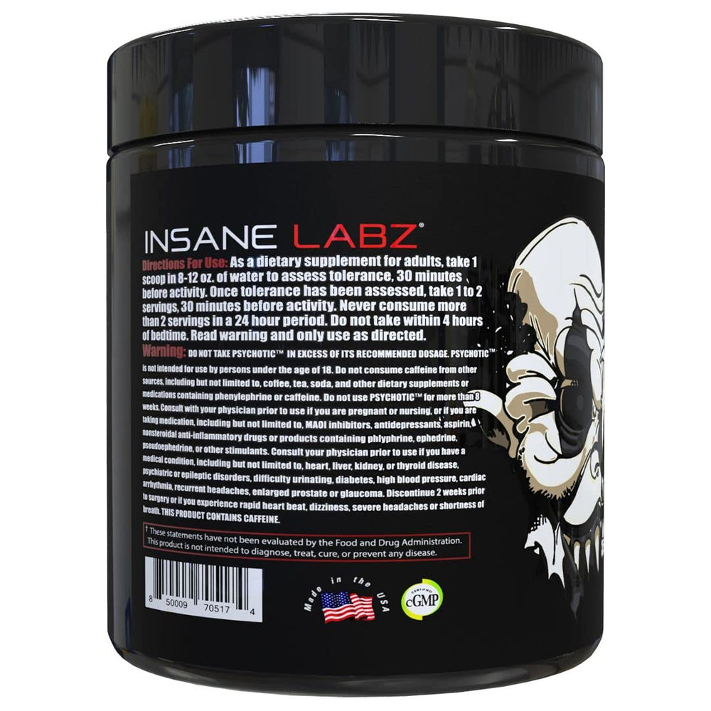 Pouring Psychotic Black into a shaker to demonstrate quick mix