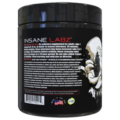 Pouring Psychotic Black into a shaker to demonstrate quick mix