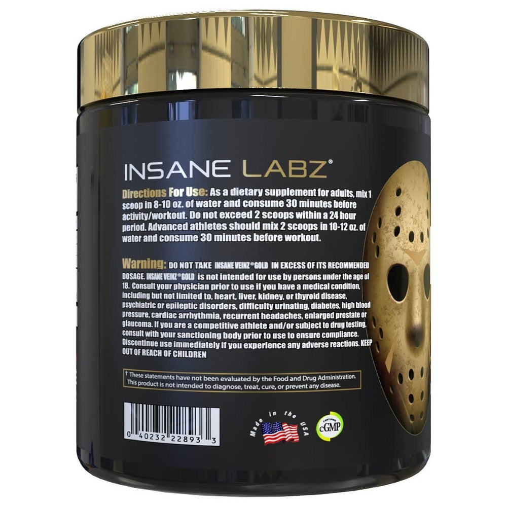 Psychotic Gold energy boost image emphasizing clean, lasting alertness after workouts.