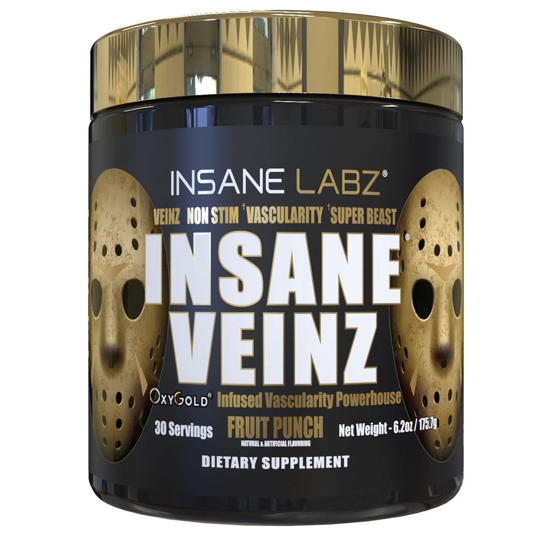 Psychotic Gold pumps visual highlighting enhanced vascular pumps during workouts.