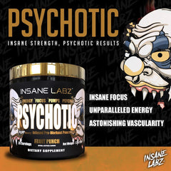 Shaker with mixed Psychotic Gold ready for intense training.