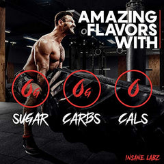 Insane Labz Surgeon BCAA scoop pouring powder into a bottle for quick recovery.