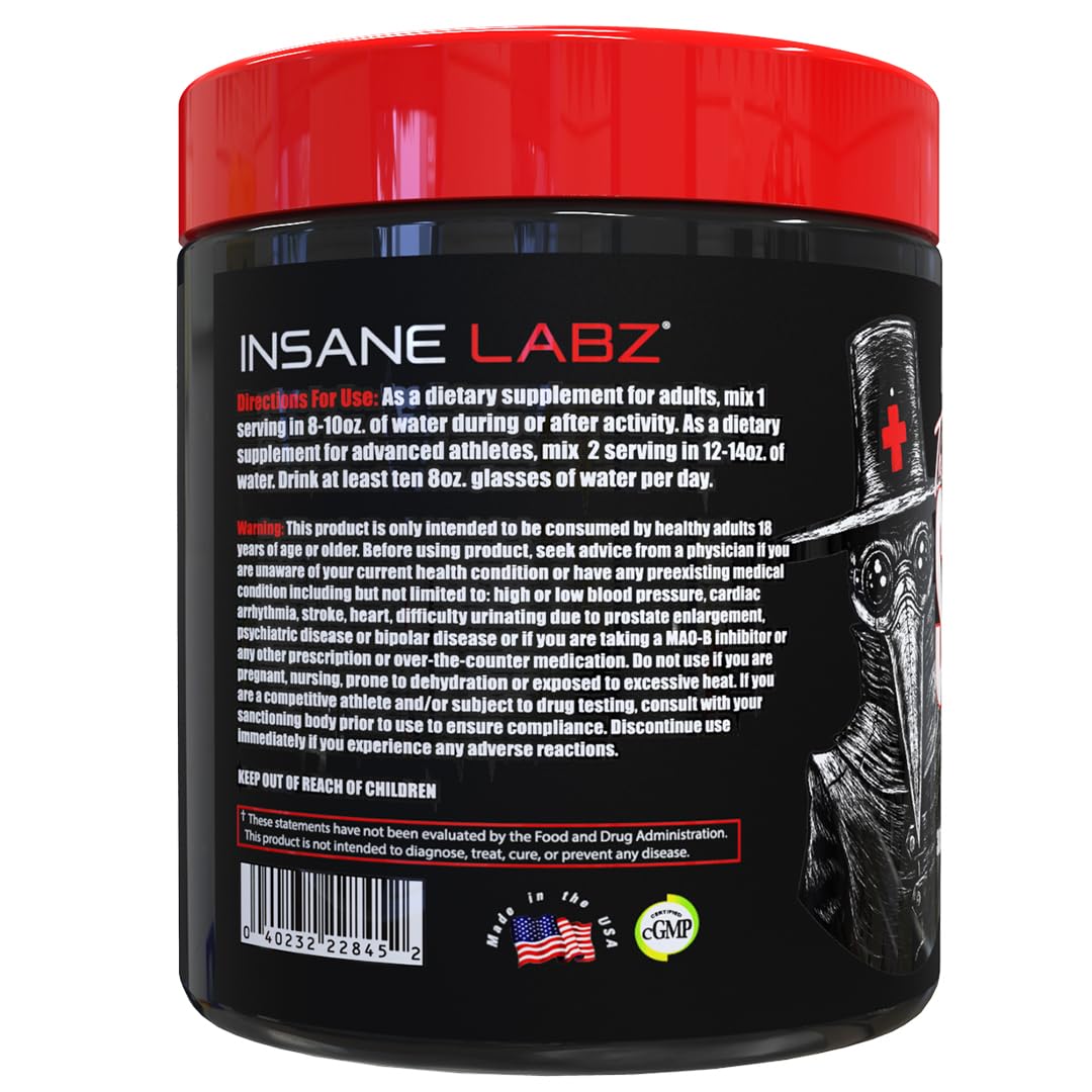 Insane Labz Surgeon BCAA scoop helps you mix a convenient post-workout drink.