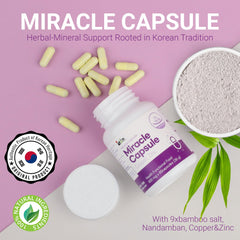 INSANORIGINS Miracle Capsule pour image—easy mix with beverages.