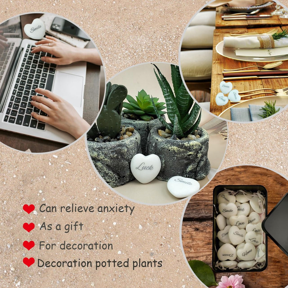 inspirational heart stones make thoughtful gifts for loved ones