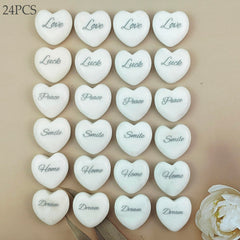 inspirational heart stones natural marble texture creates a calming touch