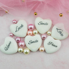 inspirational heart stones pocket-size fits easily in your hand