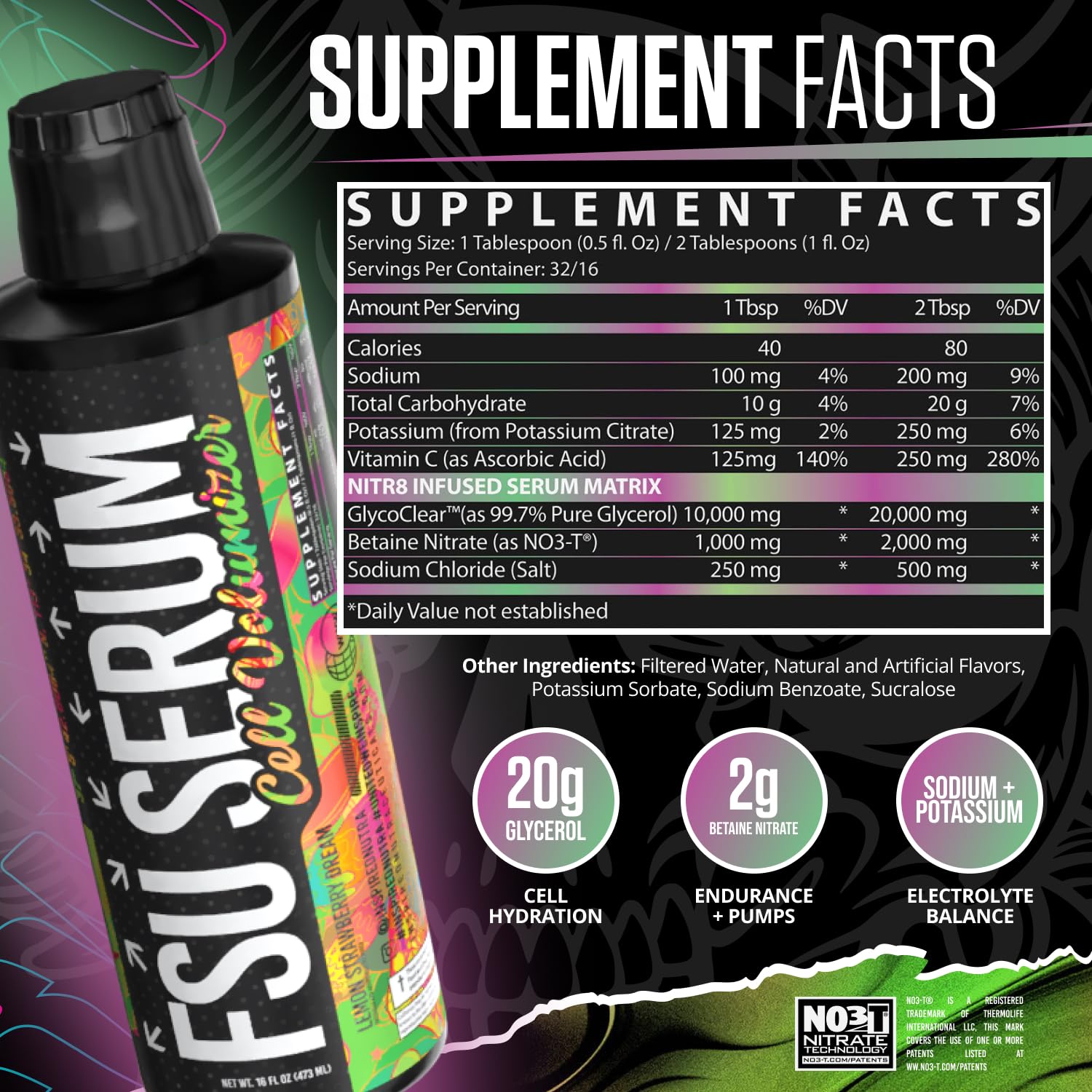 Inspired Nutraceuticals FSU Serum liquid visual demonstrates consistent dosing with no clumping.